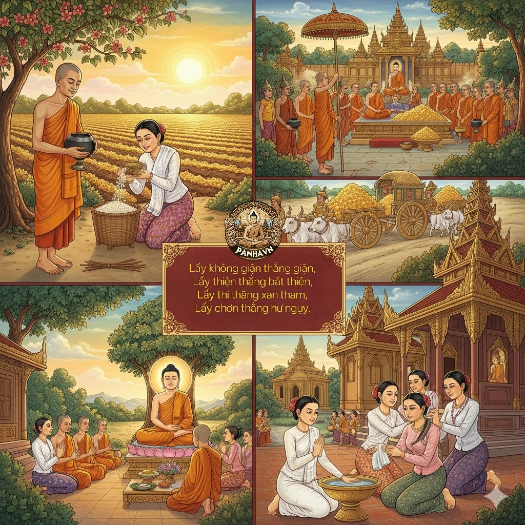 Chiến thắng sân hận bằng tâm không giận 1